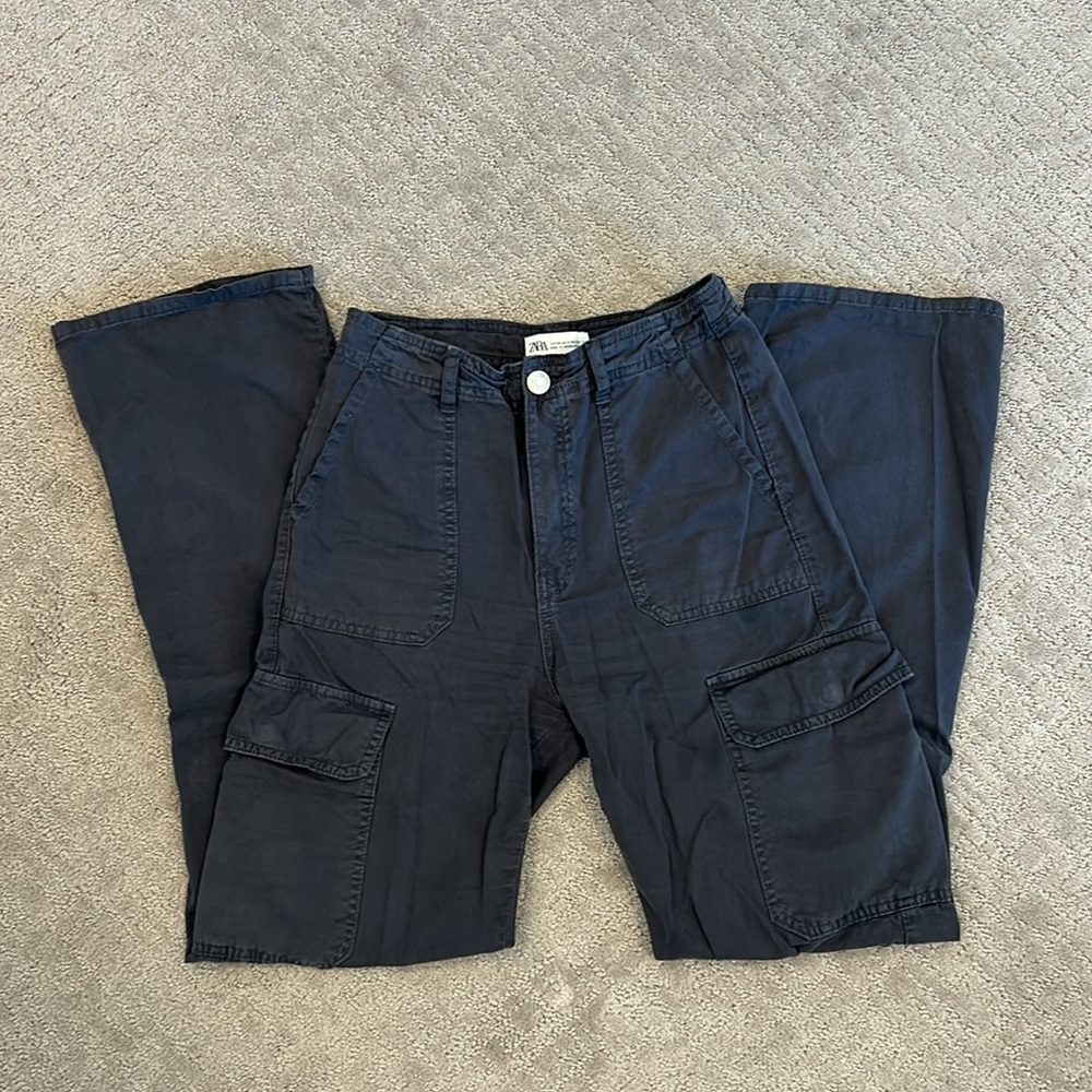 Zara High-Waisted Cargo Pants